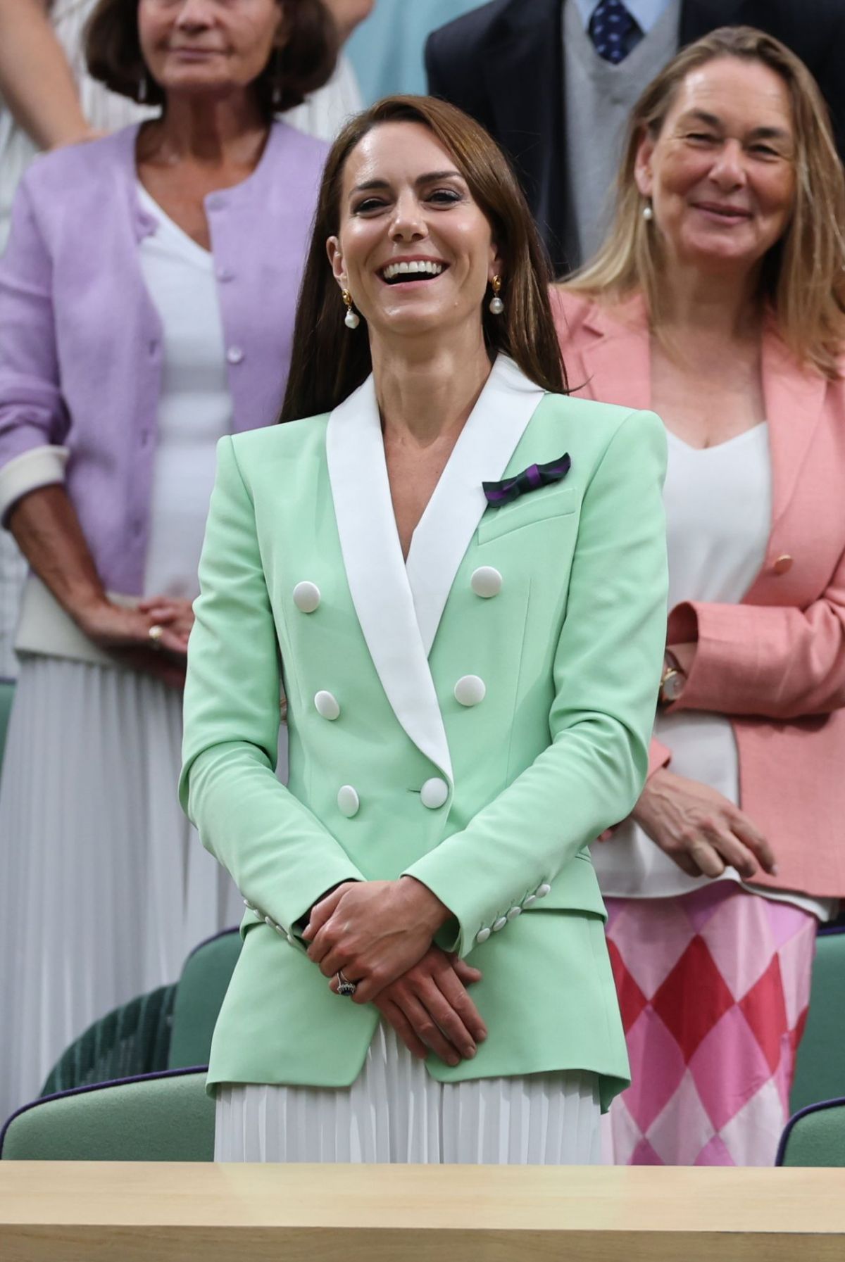 KATE MIDDLETON and Roger Federer at Wimbledon Tennis Championships in ...