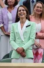 KATE MIDDLETON and Roger Federer at Wimbledon Tennis Championships in London 07/04/2023