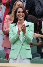 KATE MIDDLETON and Roger Federer at Wimbledon Tennis Championships in London 07/04/2023