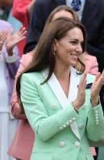 KATE MIDDLETON and Roger Federer at Wimbledon Tennis Championships in London 07/04/2023