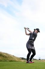 KATHRYN NEWTON Playing at Open Invitational at Royal Liverpool Golf Club in Hoylake 07/16/2023