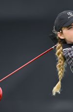 KATHRYN NEWTON Playing at Open Invitational at Royal Liverpool Golf Club in Hoylake 07/16/2023
