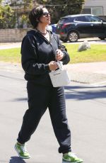KATIE MALONEY Arrives at Ariana Madix