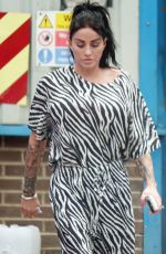 KATIE PRICE Picking up Her Range Roger from Car Pound in London 07/25/2023