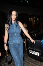 KATY PERRY Leaves British Vogue x Self-portrait Summer Party in London 07/13/2023
