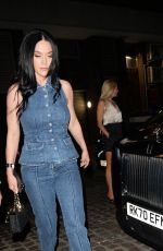 KATY PERRY Leaves British Vogue x Self-portrait Summer Party in London 07/13/2023