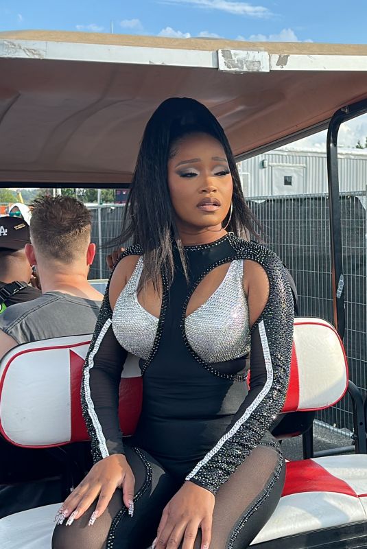 KEKE PALMER at Broccoli City Festival in Washington DC 07/16/2023
