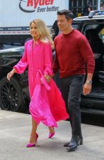 KELLY RIPA Arrives at Live with Kelly and Mark in New York 07/24/2023