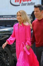 KELLY RIPA Arrives at Live with Kelly and Mark in New York 07/24/2023
