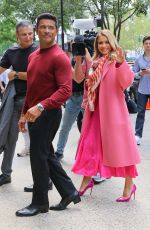 KELLY RIPA Arrives at Live with Kelly and Mark in New York 07/24/2023