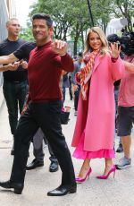 KELLY RIPA Arrives at Live with Kelly and Mark in New York 07/24/2023