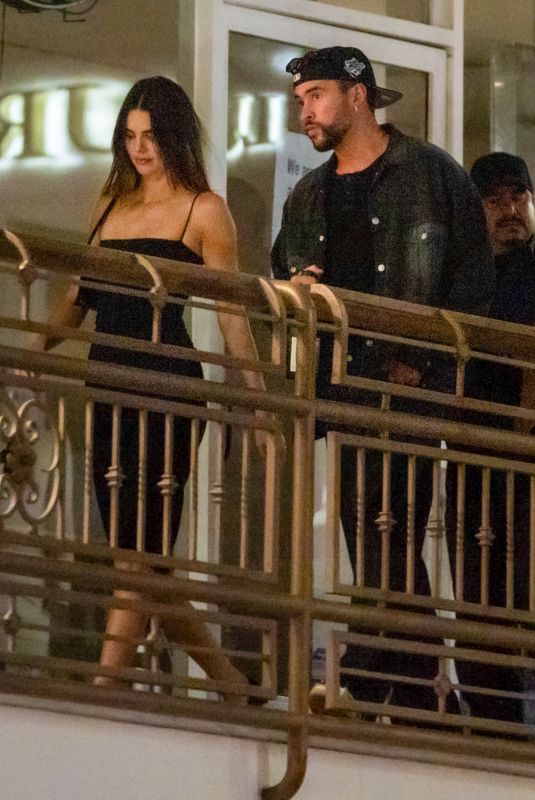 KENDALL JENNER and Bad Bunny Out for Dinner at Sushi Park in West Hollywood 07/27/2023