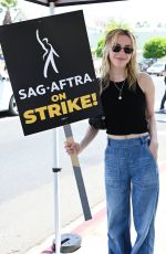 KIERNAN SHIPKA at Sag-aftra Actors Union Strike in New York 06/17/2023