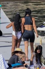 KIM KARDASHIAN and Family at Coeur D