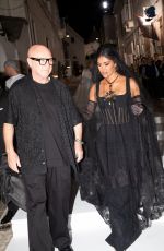KIM KARDASHIAN and KRIS JENNER at Dolce & Gabbana