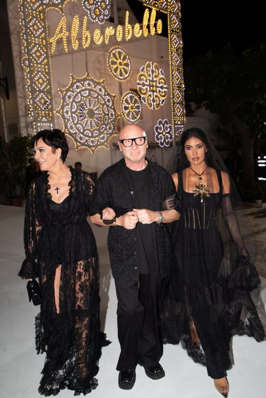 KIM KARDASHIAN and KRIS JENNER at Dolce & Gabbana’s Alta Moda Festivities in Puglia 07/09/2023