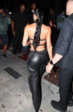 KIM KARDASHIAN Out for Dinner at Gekko in Miami 07/21/2023
