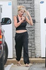 KIM ZOLCIAK at a ATM and a BitCoin Machine in Atlanta 07/07/2023