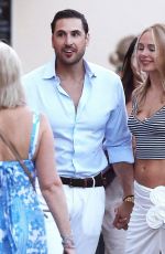 KIMBERLEY GARNER and Andreas Anthis Out in Saint-Tropez 07/29/2023