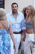 KIMBERLEY GARNER and Andreas Anthis Out in Saint-Tropez 07/29/2023