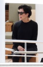 KRIS JENNER and Corey Gamble at Rising Sun Yacht in Amalfi 07/08/2023