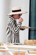 KRIS JENNER and Corey Gamble at Rising Sun Yacht in Amalfi 07/08/2023