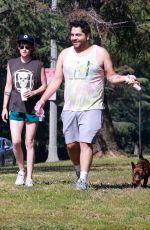 KRISTEN STEWART Out Walking with a Friend in Los Feliz 07/04/2023