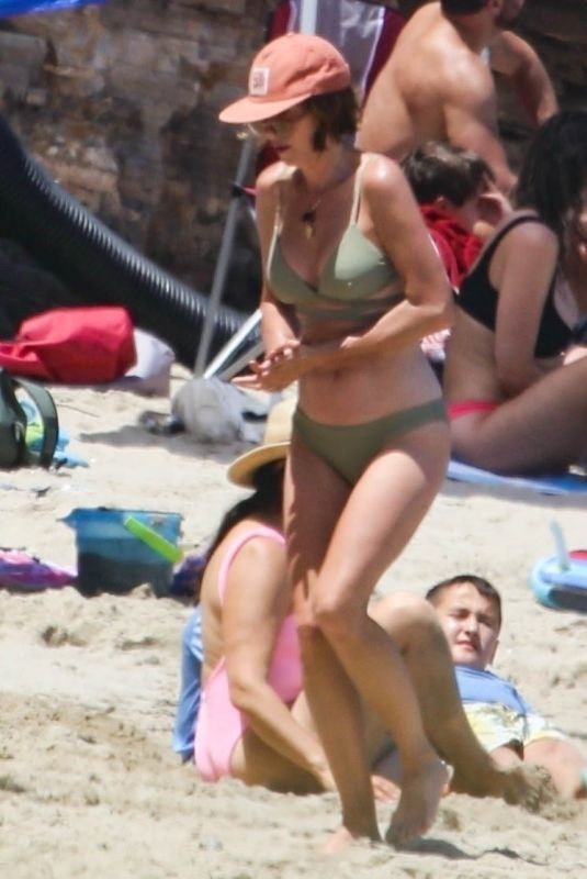 KRISTEN WIIG in Bikini at a Beach in Los Angeles 07/16/2023