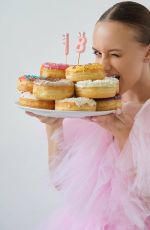 KRISTINA SHMIDT at a Photoshoot, July 2023