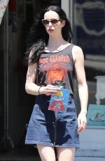 KRYSTEN RITTER in Denim Skirt Out in Los Angeles 07/28/2023