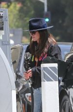 KYLE RICHARDS at a Gas Station in Los Angeles 07/07/2023