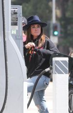 KYLE RICHARDS at a Gas Station in Los Angeles 07/07/2023