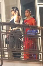 KYLIE JENNER and JORDYN WOODS at a Sushi Restaurant in Los Angeles 07/15/2023