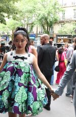 LANA CONDOIR Arrives at Viktor & Rolf Haute Couture Spring/Summer 23/24 Show at Paris Fashion Week 07/05/2023