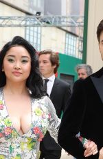 LANA CONDOR Arrives at Elie Saab Haute Couture Spring/Summer 23/24 Show at Paris Fashion Week 07/05/2022