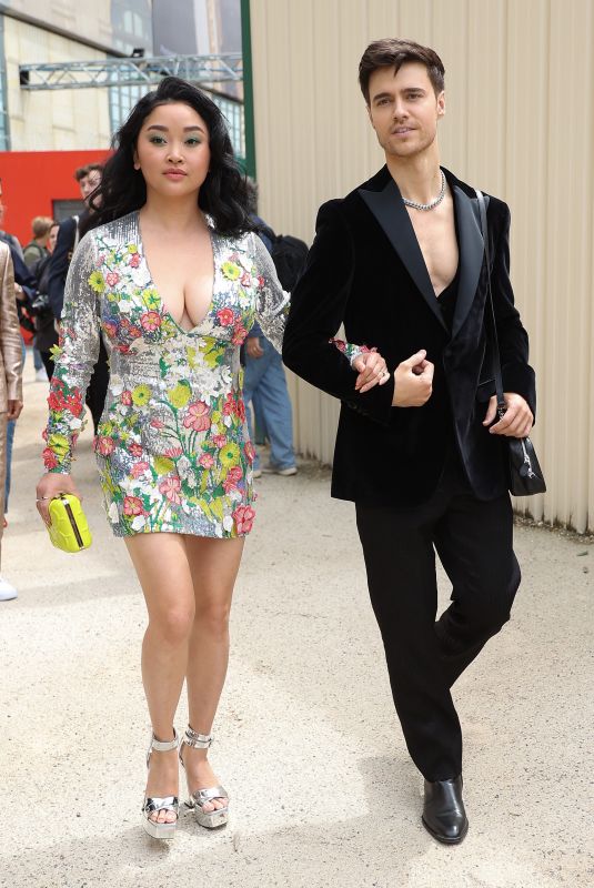 LANA CONDOR Arrives at Elie Saab Haute Couture Spring/Summer 23/24 Show at Paris Fashion Week 07/05/2022