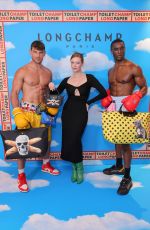 LARSEN THOMPSON at Longchamp x Toiletpaper Pop Revolution Launch Party in London 07/12/2023