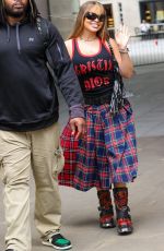 LATTO Leaves BBC Studio in London 07/10/2023