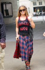 LATTO Leaves BBC Studio in London 07/10/2023