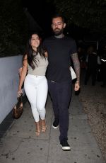 LENA THE PLUG and Adam22 Arriives at Catch Steak in West Hollywood 07/22/2023