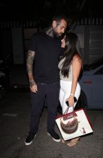 LENA THE PLUG and Adam22 Arriives at Catch Steak in West Hollywood 07/22/2023