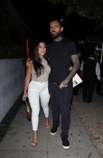 LENA THE PLUG and Adam22 Arriives at Catch Steak in West Hollywood 07/22/2023