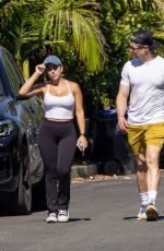 LENA THE PLUG Out with a Friend in Los Angeles 07/09/2023