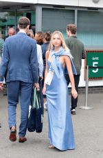 LILA GRACE MOSS Arrives at Wimbledon Tennis Championships in London 07/09/202