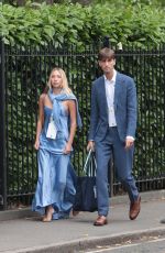 LILA GRACE MOSS Arrives at Wimbledon Tennis Championships in London 07/09/202