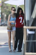 LILY-ROSE DEPP and 070 SHAKEOut for Lunch at Crossroads in Los Angeles 07/29/2023
