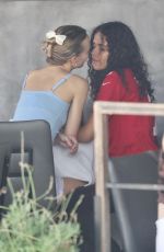 LILY-ROSE DEPP and 070 SHAKEOut for Lunch at Crossroads in Los Angeles 07/29/2023
