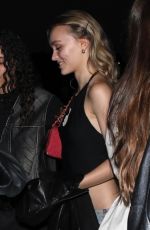 LILY-ROSE DEPP on a Dinner Date at Giorgio Baldi in Santa Monica 07/26/2023