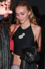LILY-ROSE DEPP on a Dinner Date at Giorgio Baldi in Santa Monica 07/26/2023