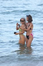 LISA OPIE and ANGEL STRONG in Bikinis at Miami Beach 07/09/2023